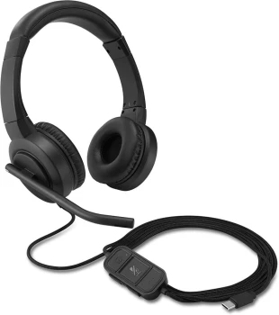 Słuchawki przewodowe Kensington H1000 USB-C, z mikrofonem, czarny