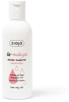 Mleczko do demakijażu Ziaja De-makijaż, uniwersalne, 200 ml