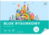 Blok rysunkowy Interdruk, A4, 20 kartek, biały, mix wzorów