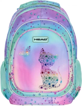 Plecak szkolny Astra Head Kitty Ombre AB330, trzykomorowy, 20l, pastelowy