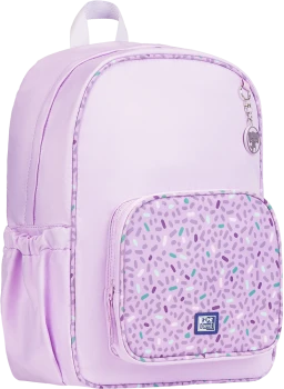 Plecak szkolny Oxford Kids, jednokomorowy, 25l, 40x30x16cm, fioletowy