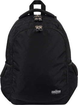 Plecak szkolny St. Right BP73 St.Black, trzykomorowy, 25l, 46x31x20cm, czarny