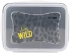 Lunchbox Strigo Stay Wild, 16.5x12x6.5cm, transparentny/szary