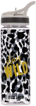 Bidon Strigo Stay Wild, 600ml, transparentny