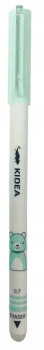 Długopis wymazywalny Kidea A, 0.7mm, tusz kolor niebeski, obudowa mix kolorów