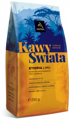 Kawa ziarnista Astra Etiopia, 250g