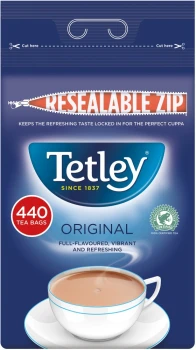 Herbata czarna w torebkach Tetley Original, 440 sztuk x 2g