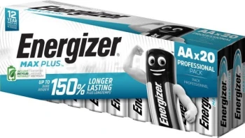 Bateria alkaiczna Energizer Max Plus, AA, LR6, 1.5V, 20 sztuk