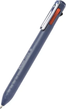 Długopis automatyczny Pentel iZee 4 w 1, 4 wkłady, 0.7mm, obudowa granatowa/ wkłady mix kolorów