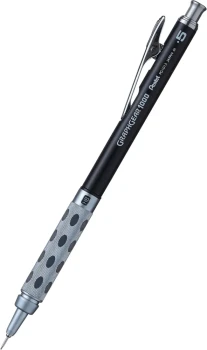 Ołówek automatyczny Pentel Graphgear 1000, 0.5mm, z gumką, czarny