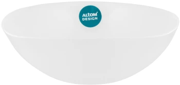 Salaterka Altom Design White Harmony, 16cm, szkło, 6 sztuk, biały