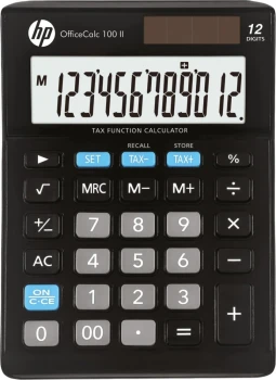 Kalkulator biurowy HP-OC 100 II/INT BX, 12-cyfr, czarny