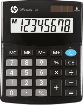 Kalkulator biurowy HP-OC 108/INT BX, 8-cyfr, czarny