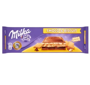 Outlet: Czekolada Milka, Choco&Biscuit, 300g