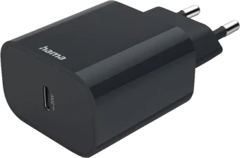 Ładowarka do telefonu Hama Ecosential, Power Delivery, USB-C, 20W, antracyt