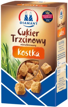 Outlet: Cukier trzcinowy Diamant, w kostkach, 0.5kg