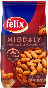 Migdały z pieca Felix, lekko solone, 220g