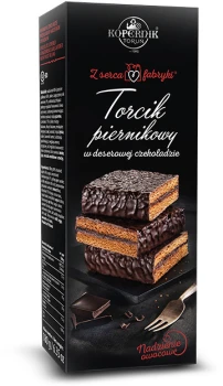 Outlet: Torcik Piernikowy Kopernik Premium, owocowy w deserowej czekoladzie,  180g