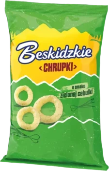 Chrupki Beskidzkie Aksam, zielona cebulka, 85g