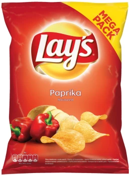 Outlet: Chipsy Lay's, paprykowy, 16 sztuk x 200g