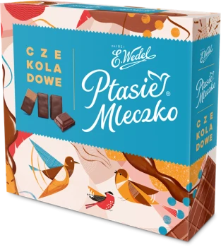 Outlet: Ptasie Mleczko Wedel, czekoladowy, 340g