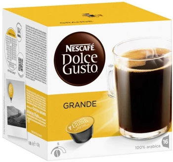 Outlet: Kawa w kapsułkach Nescafé Dolce Gusto Grande, 16 sztuk x 8g