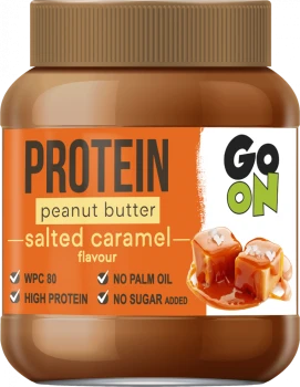 Outlet: Masło orzechowe Sante Go On Protein, słony karmel, 350g