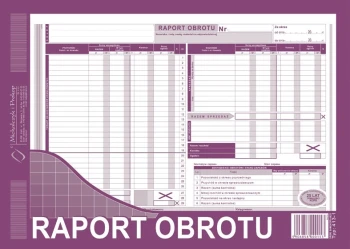 Druk akcydensowy Raport obrotu MiP 413-1, A4 (wielokopia), 40k