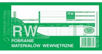 Druk akcydensowy RW Pobranie materiałów wewnętrzne MiP 354-8, 1/3 A4, wielokopia, 80k