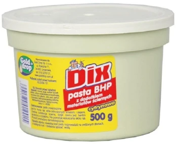 Pasta BHP Gold Drop Dix, 500g, cytrynowy