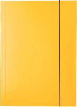 Teczka kartonowa z gumką lakierowana Esselte, A4, 400g/m2, 4mm, żółty