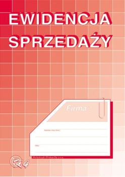 Druk akcydensowy Ewidencja sprzedaży MiP K4, A5, offsetowy, 32k