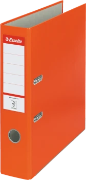Segregator Esselte, A4, szerokość grzbietu 75mm, do 500 kartek, ekonomiczny, pomarańczowy
