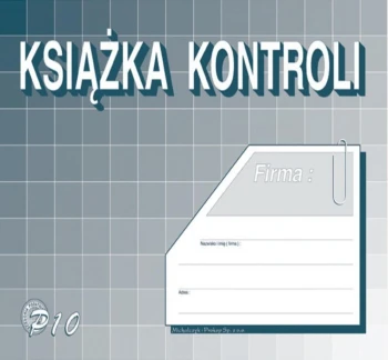 Druk akcydensowy Książka kontroli MiP P-10-U, A5, offsetowy, 16k