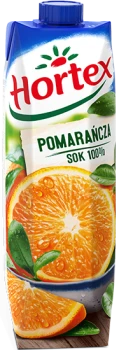 Sok pomarańczowy Hortex, karton, 1l