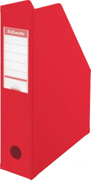 Organizer kartonowy na dokumenty Esselte Vivida, składany , A4, 70mm, do 700 kartek czerwony