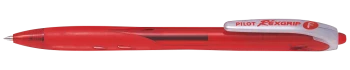 Długopis automatyczny Pilot, Rexgrip F, 0.21mm, czerwony