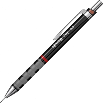 Ołówek automatyczny Rotring Tikky III, 0.5 mm, z gumką, bordowy