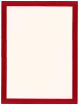 Ramka samoprzylepna, magnetyczna Durable Duraframe, A4, 2 sztuki, czerwony