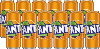 24x napój gazowany Fanta, puszka Sleek, 0.33l