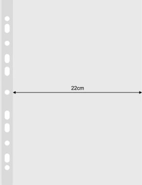 10x Koszulka krystaliczna Donau, na katalogi, A4+, 120µm, transparentny