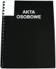 2x teczka do akt osobowych Interdruk, A4, 350g/m2, czarny