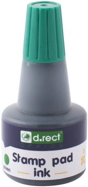 12x Tusz do stempli D.Rect, 30ml, zielony