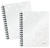 2x Kołonotatnik Leitz Wow, A5, w kratkę, 80 kartek, biały
