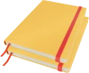 2x Notatnik w kratkę Leitz Cosy, B5, twarda oprawa, 80 kartek, żółty
