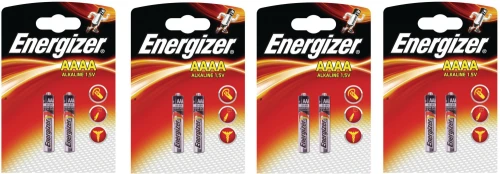 4x Bateria alkaliczna Energizer AAAA E96, 2 sztuki