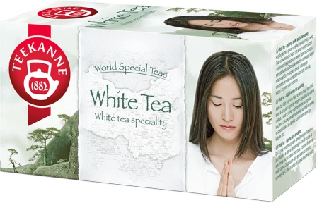 4x Herbata biała w kopertach Teekanne White Tea, 20 sztuk x 1.25g