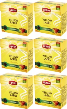 6x Herbata czarna liściasta Lipton, 100g