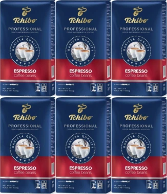 6x Kawa ziarnista Tchibo Professional Espresso, 1kg