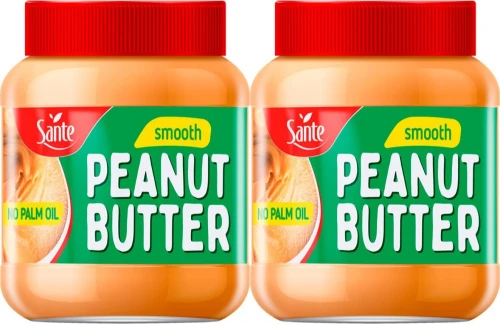 2x Masło orzechowe Sante Peanut Butter Smooth, 350g